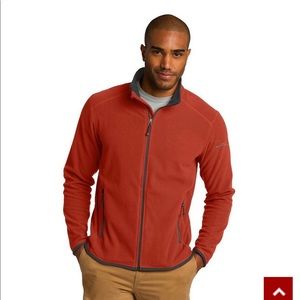 EB Logo Embroidered Vertical Fleece Jacket